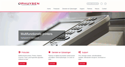 Desktop Screenshot of ophuysen.nl